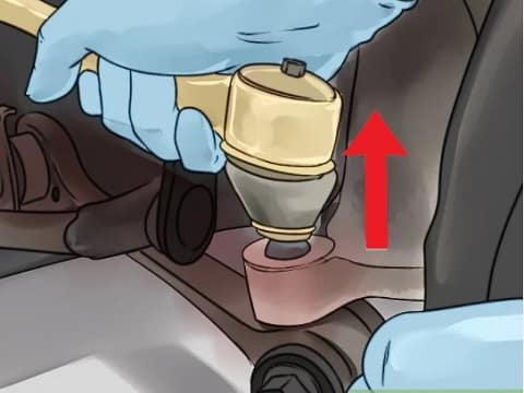 Connect the tie rod end to the steering knuckle
