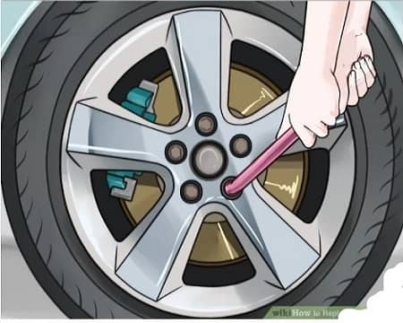 change the wheel